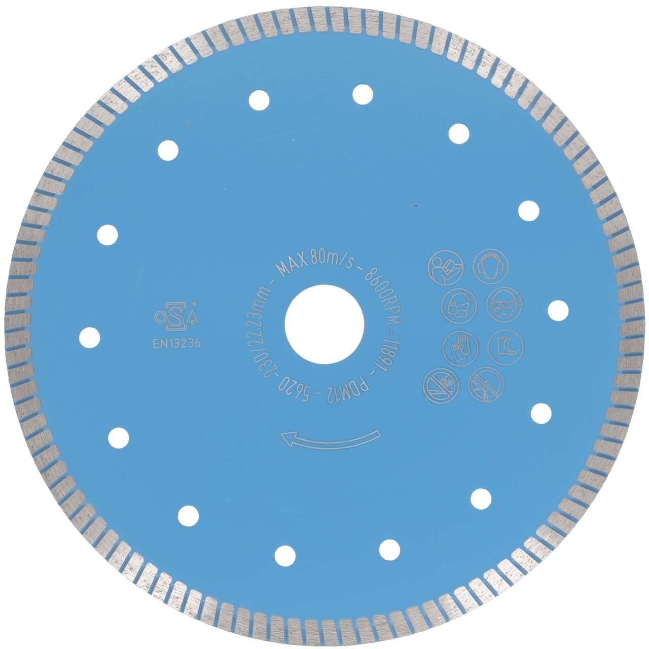 diamanttrennscheibe f33 230mm 30 hinten