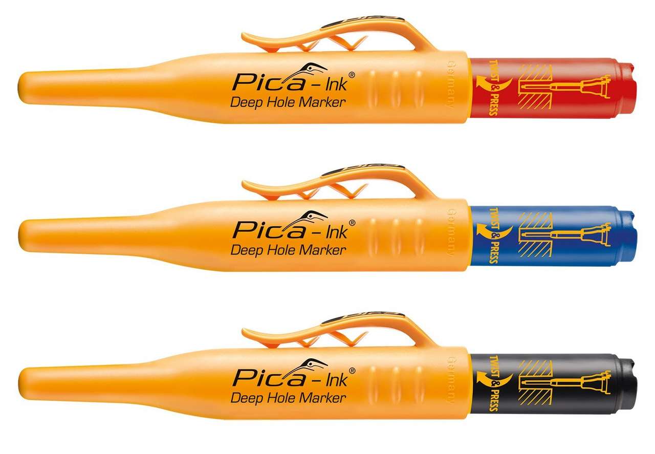 Tieflochmarker 150/41 - Pica-Ink Blau 150_40-41-46_INK-Marker_closed_web