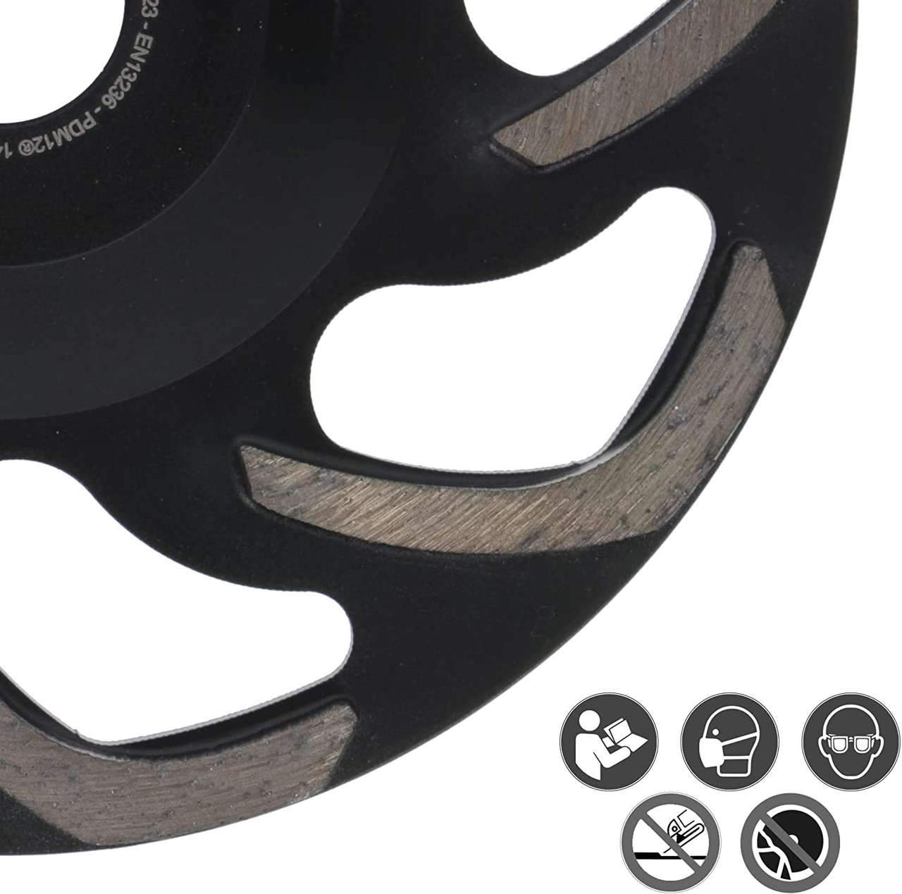 schleiftopf Boomerang 150mm 22 sicherheit