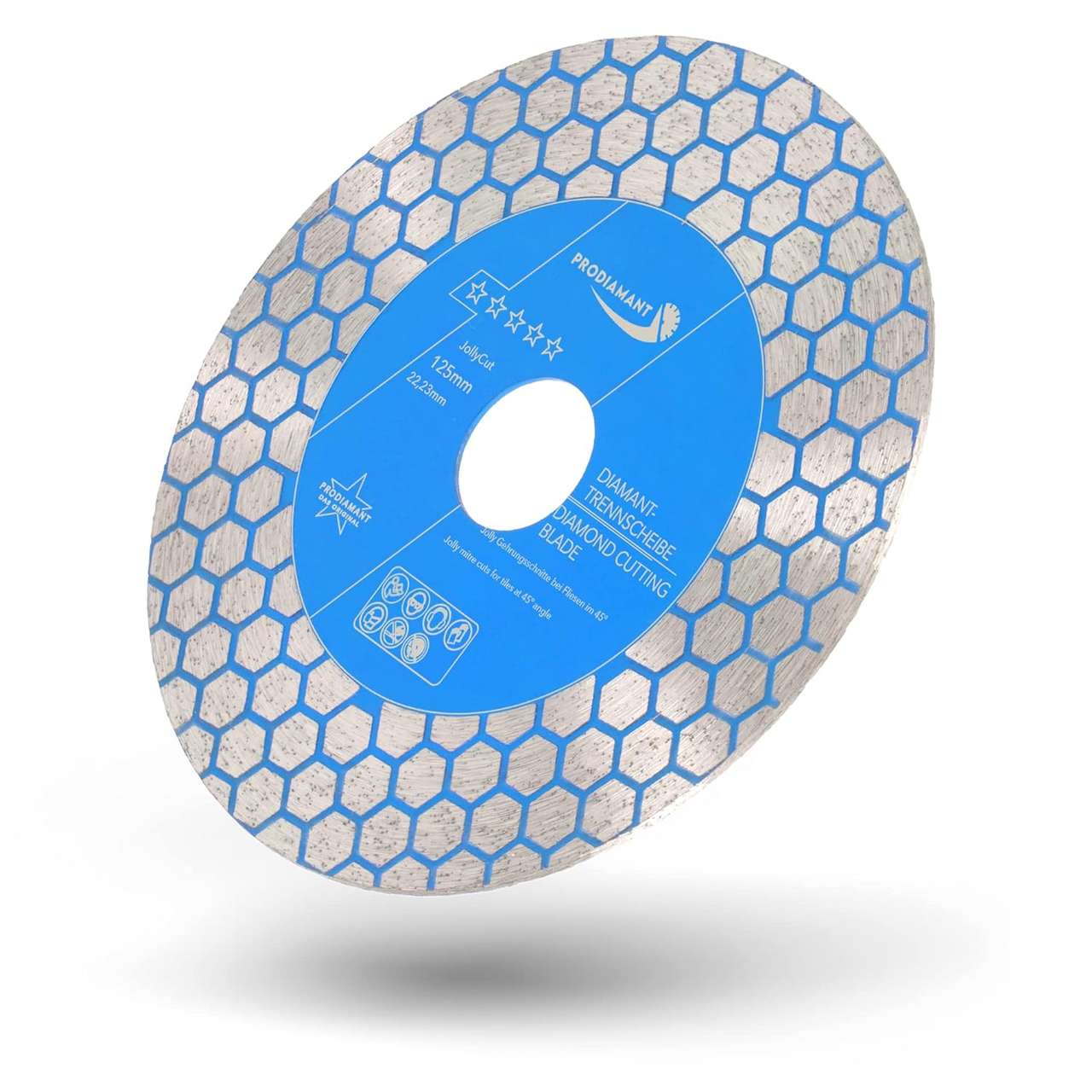 prodiamant diamanttrennscheibe jolly blau 125mm schraeg