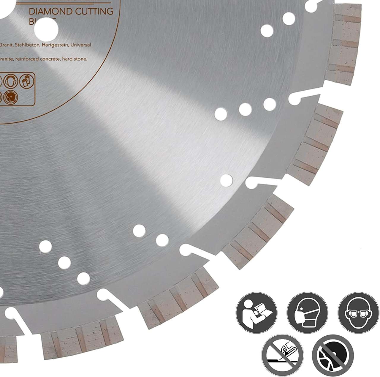 diamanttrennscheibe bg013 350mm 25 sicherheit