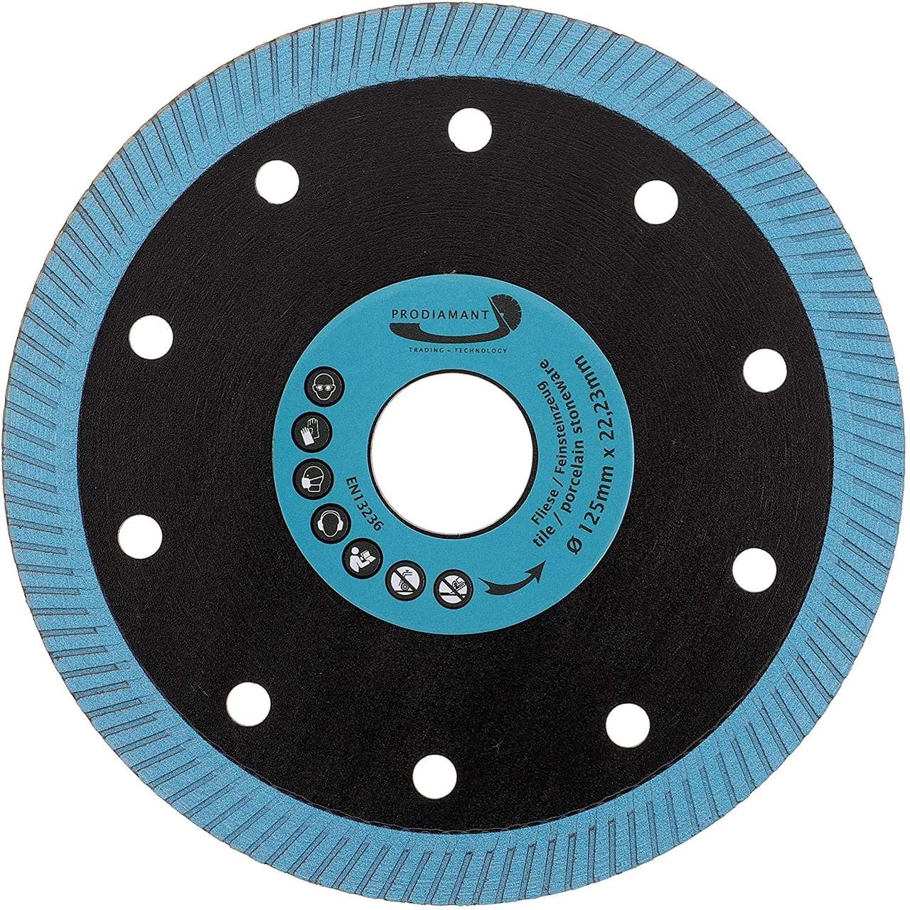 diamanttrennscheibe colorflash blau 125mm