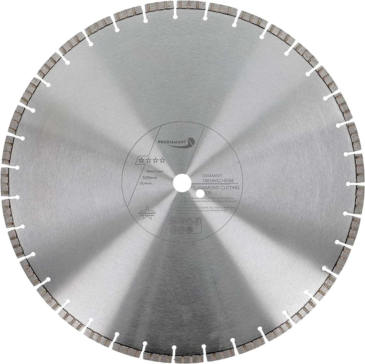prodiamant diamanttrennscheibe b711 500mm vorne