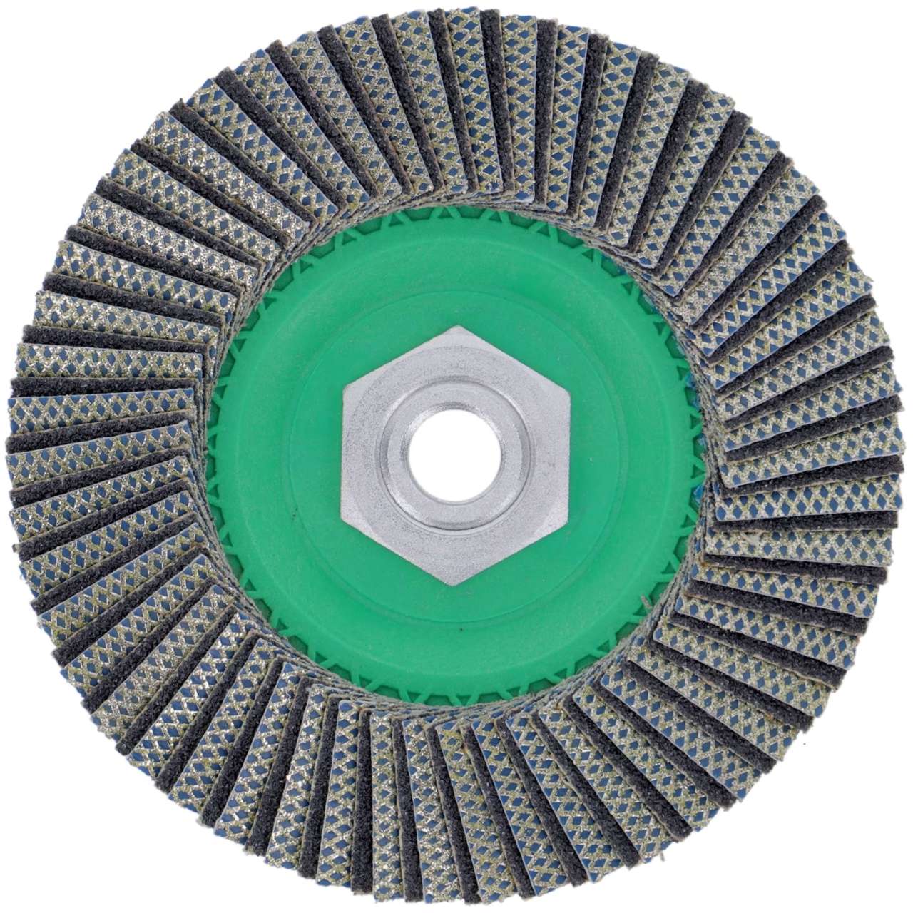 Diamant Fächerscheibe Hybrid 115mm Korn 60 grob für Fliesen, Keramik, Naturstein Diamant Fächerscheibe Hybrid 115mm Korn 60 grob für Fliesen, Keramik, Naturstein