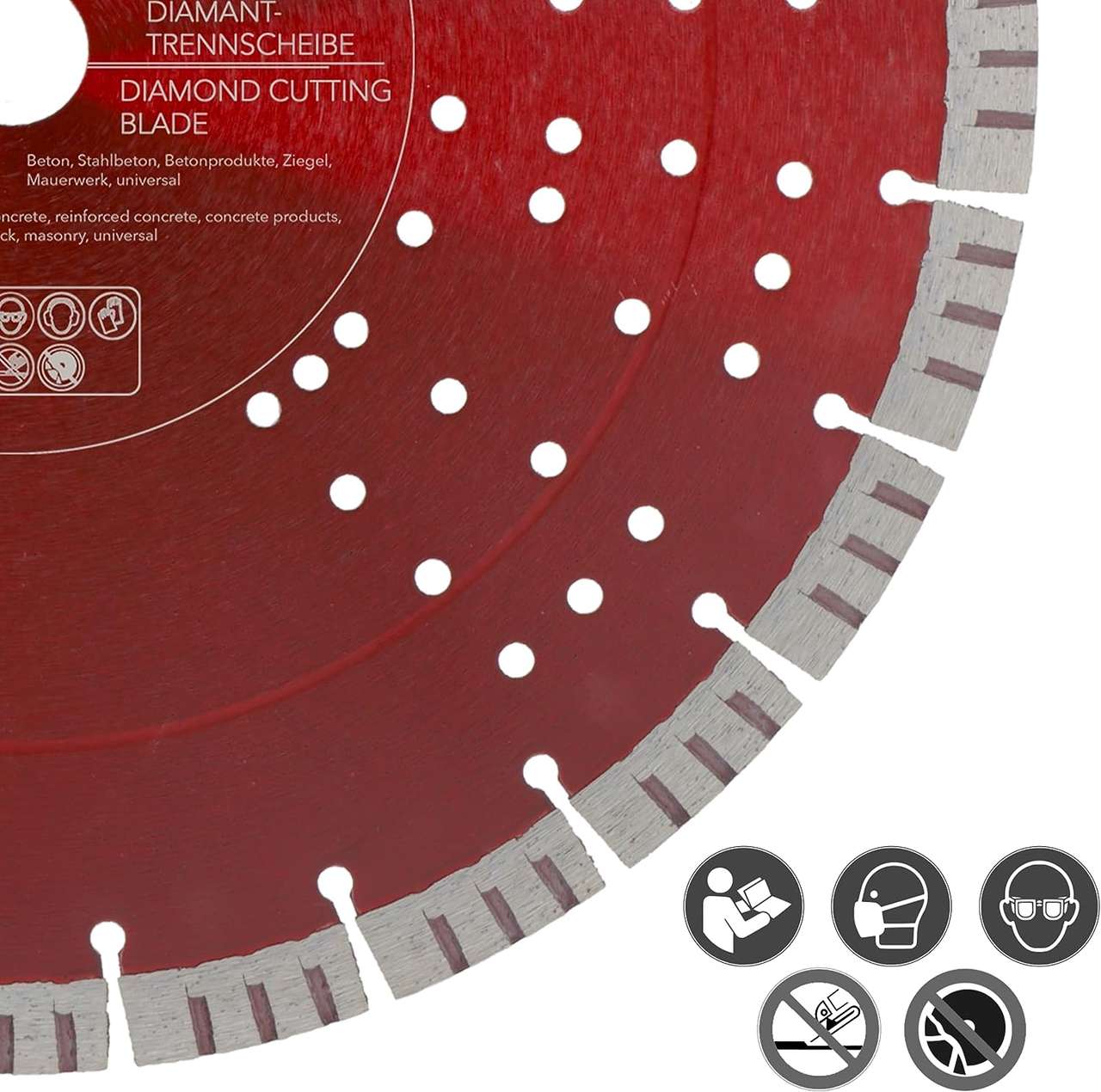 diamanttrennscheibe pro15 350mm 25 sicherheit