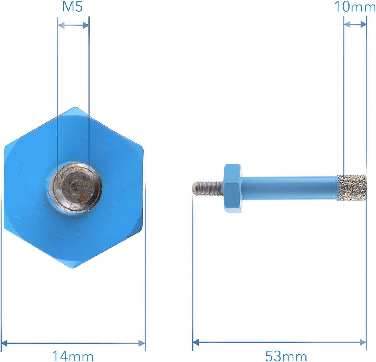 prodiamant fliesenbohrer m5 8mm abmessung