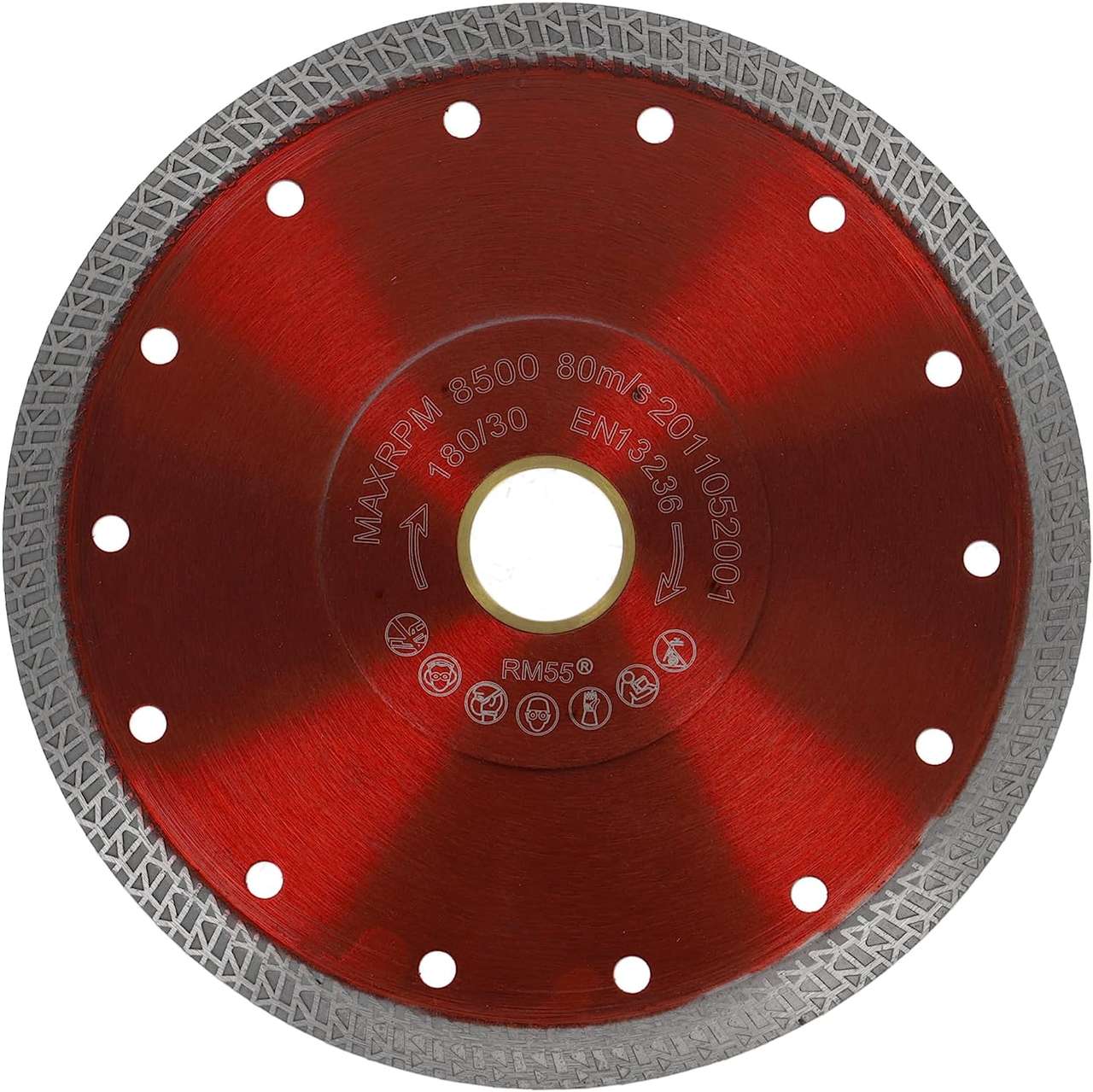 diamanttrennscheibe fliese 180mm hinten