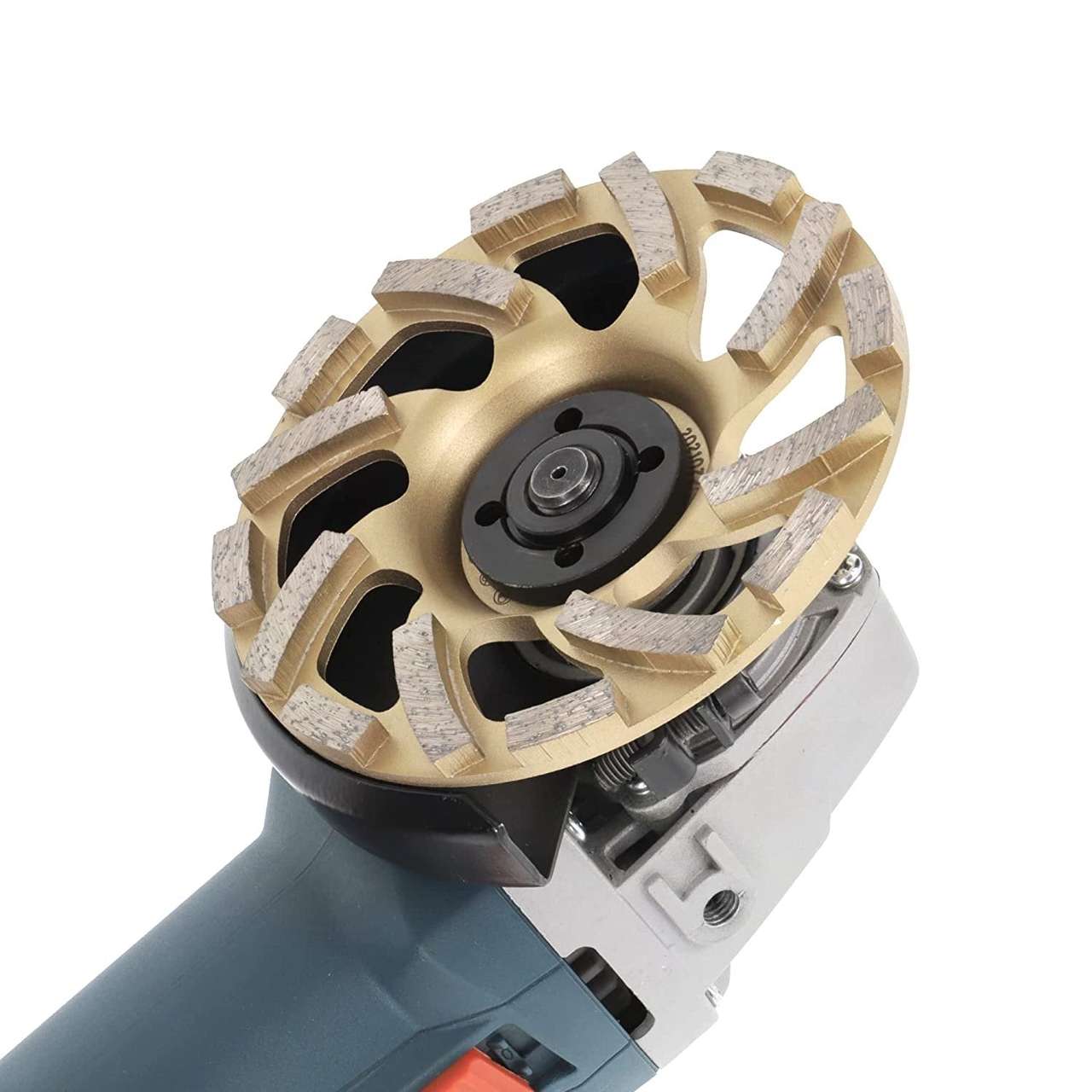 schleiftopf st81 125mm auf winkelschleifer