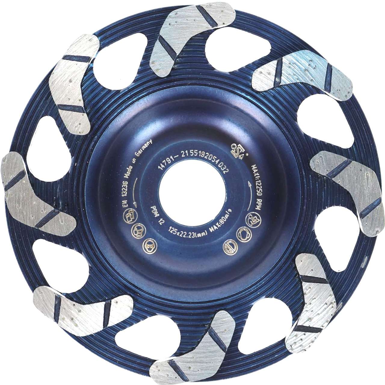 diamantschleiftopf blacksmith 125mm vorne