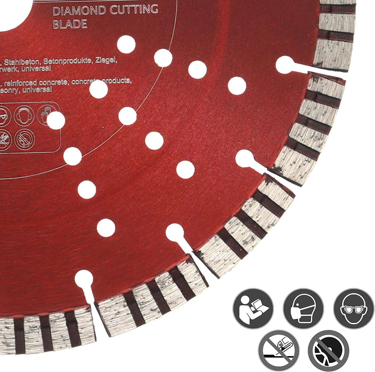 diamanttrennscheibe pro12 230mm sicherheit