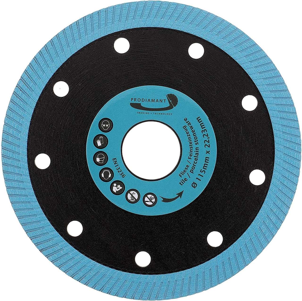 diamanttrennscheibe colorflash blau 115mm