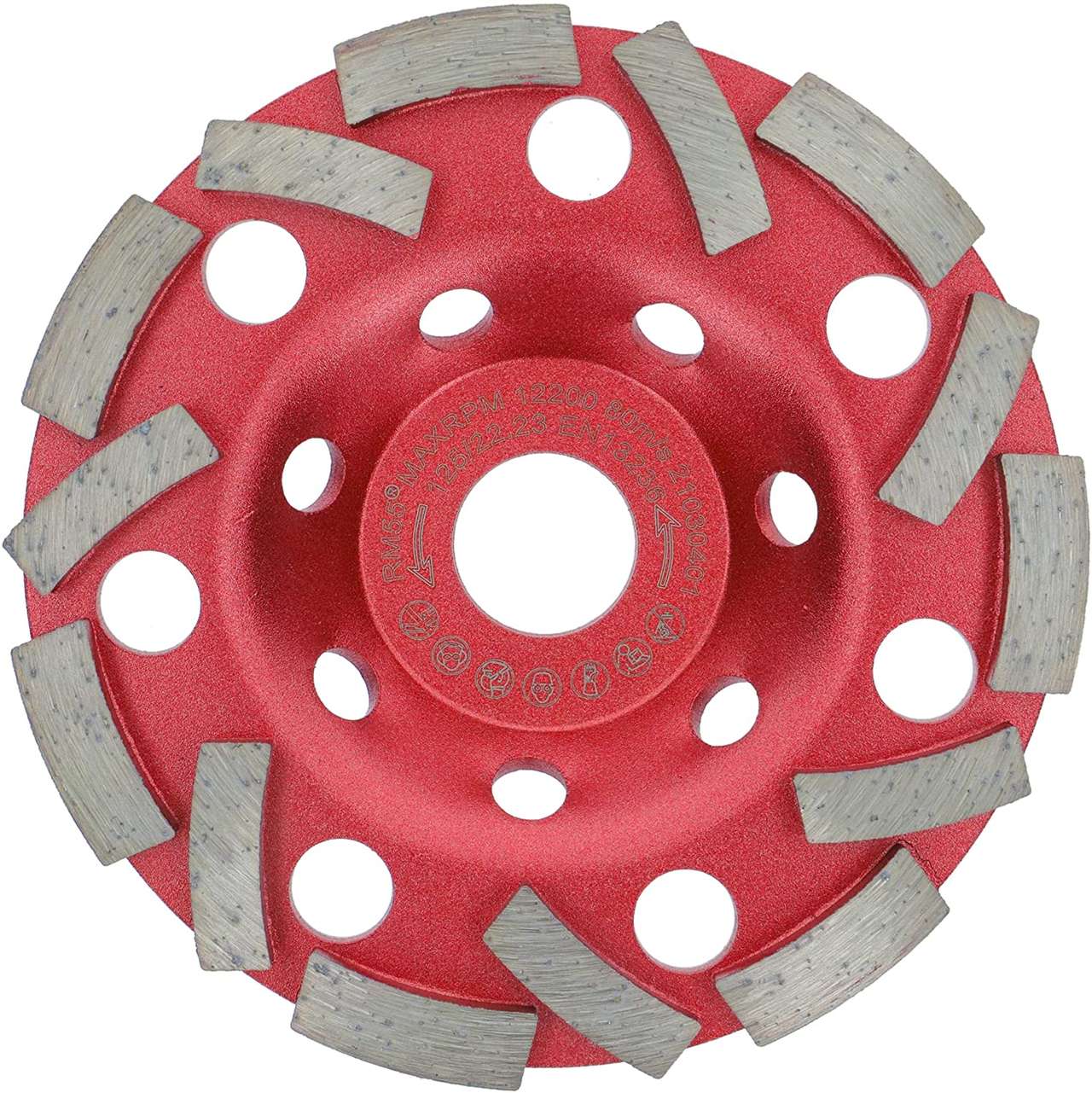 Diamantschleiftopf 125mm für Beton Extra Speed schleiftopf extra speed oben