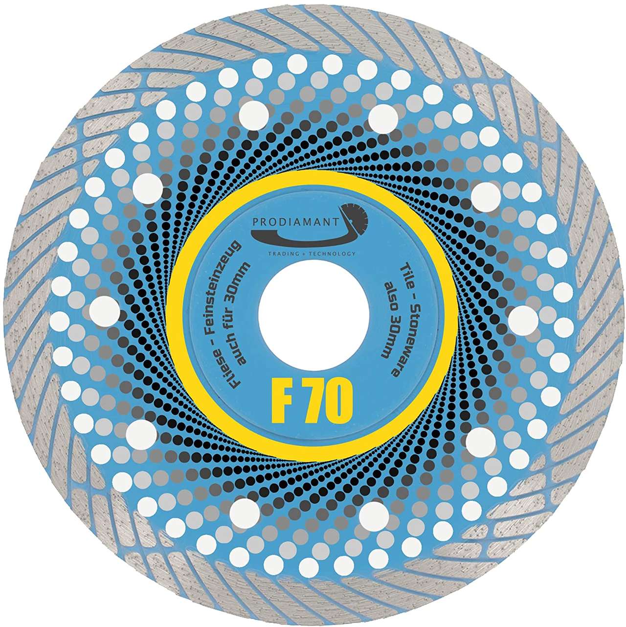 diamanttrennscheibe f70 125mm vorne