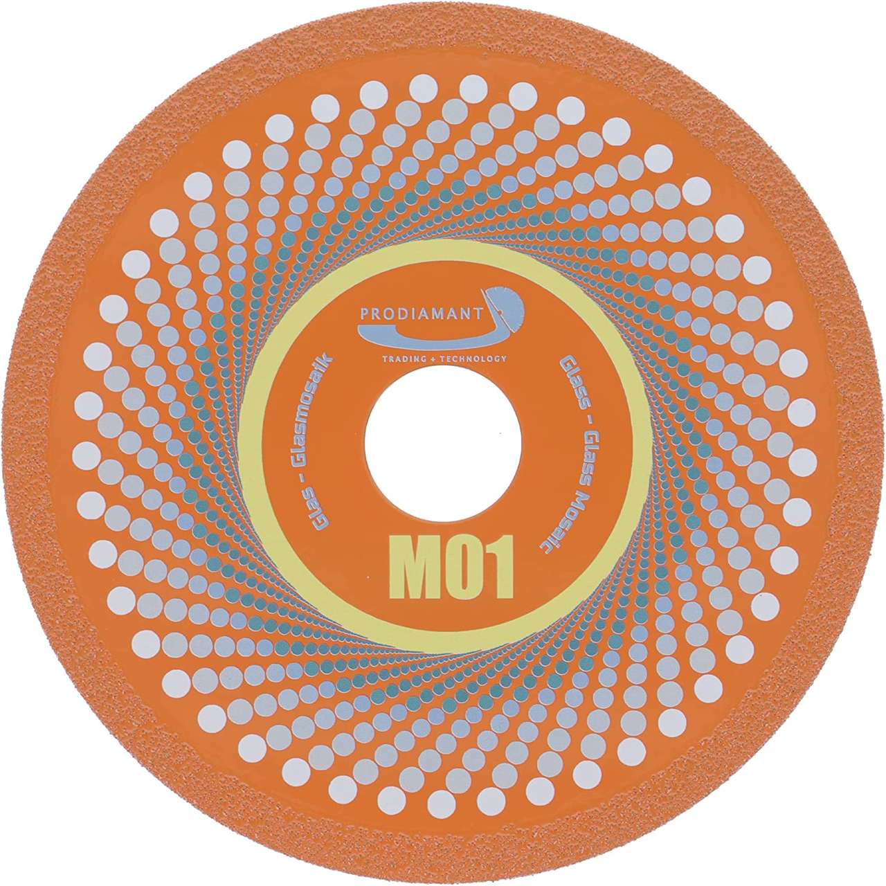 diamanttrennscheibe m01 glas 115mm vorne