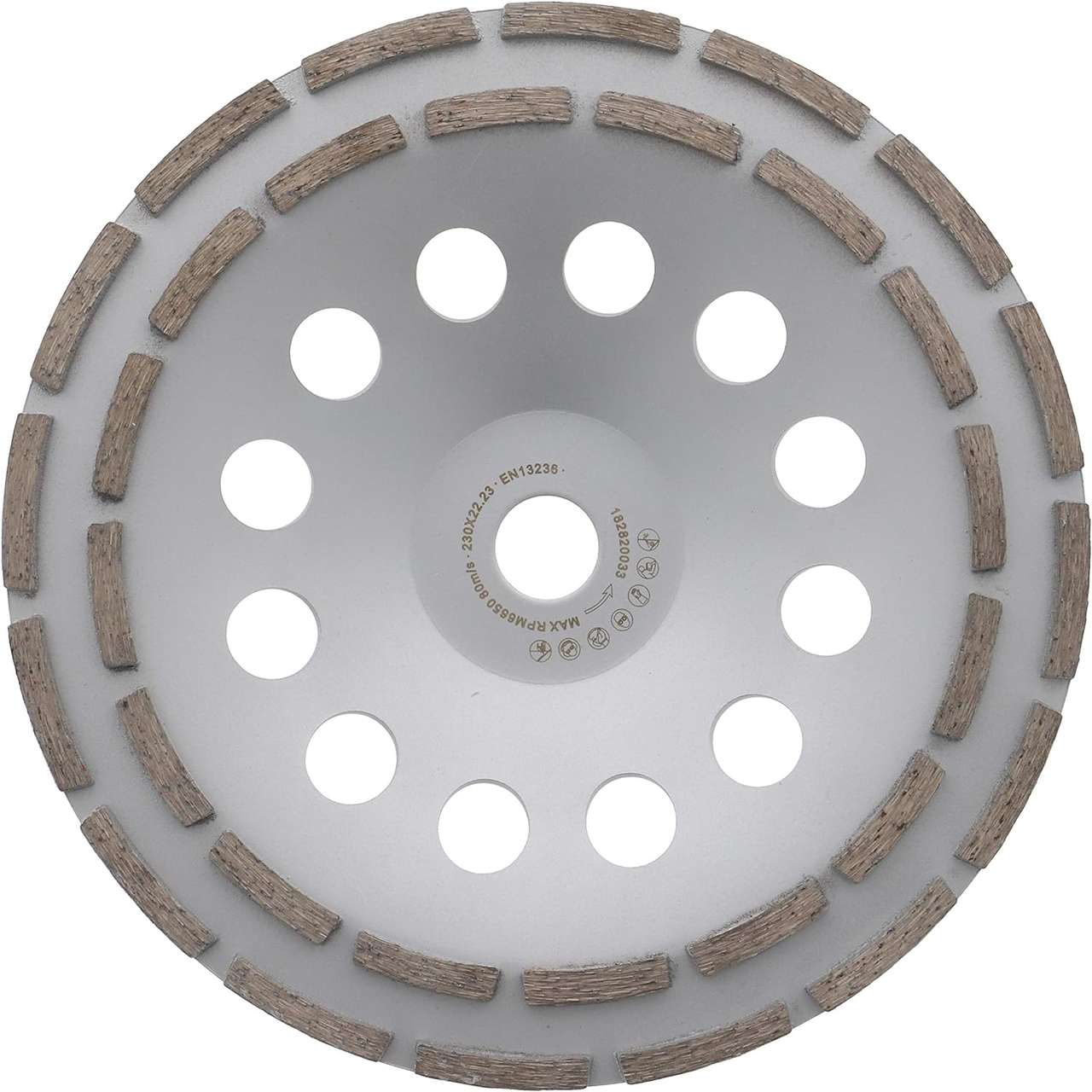 prodiamant diamantschleiftopf doppelreihe 230mm
