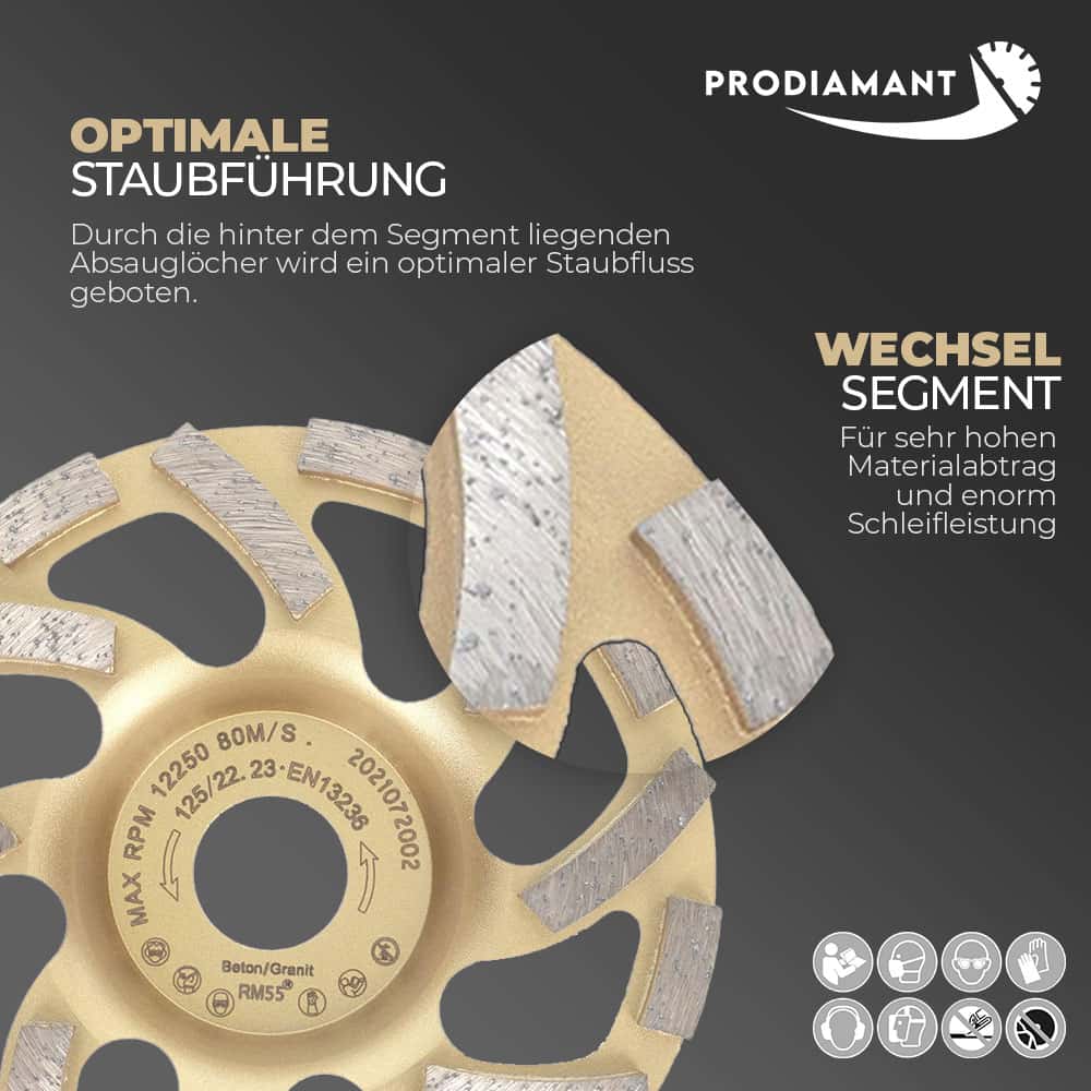 diamantschleiftopf st81 125mm detail