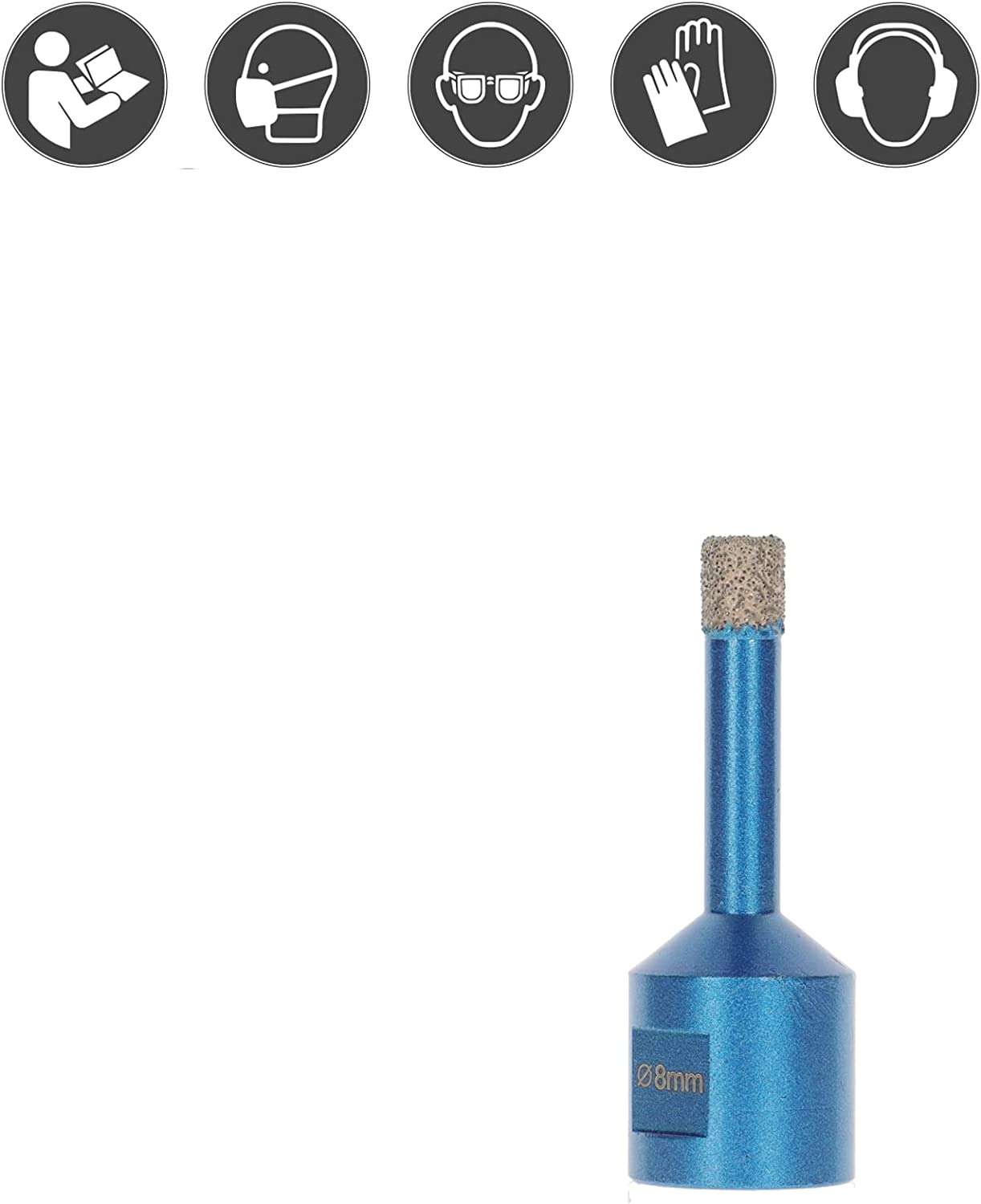 diamant fliesenbohrer db009 8mm sicherheit