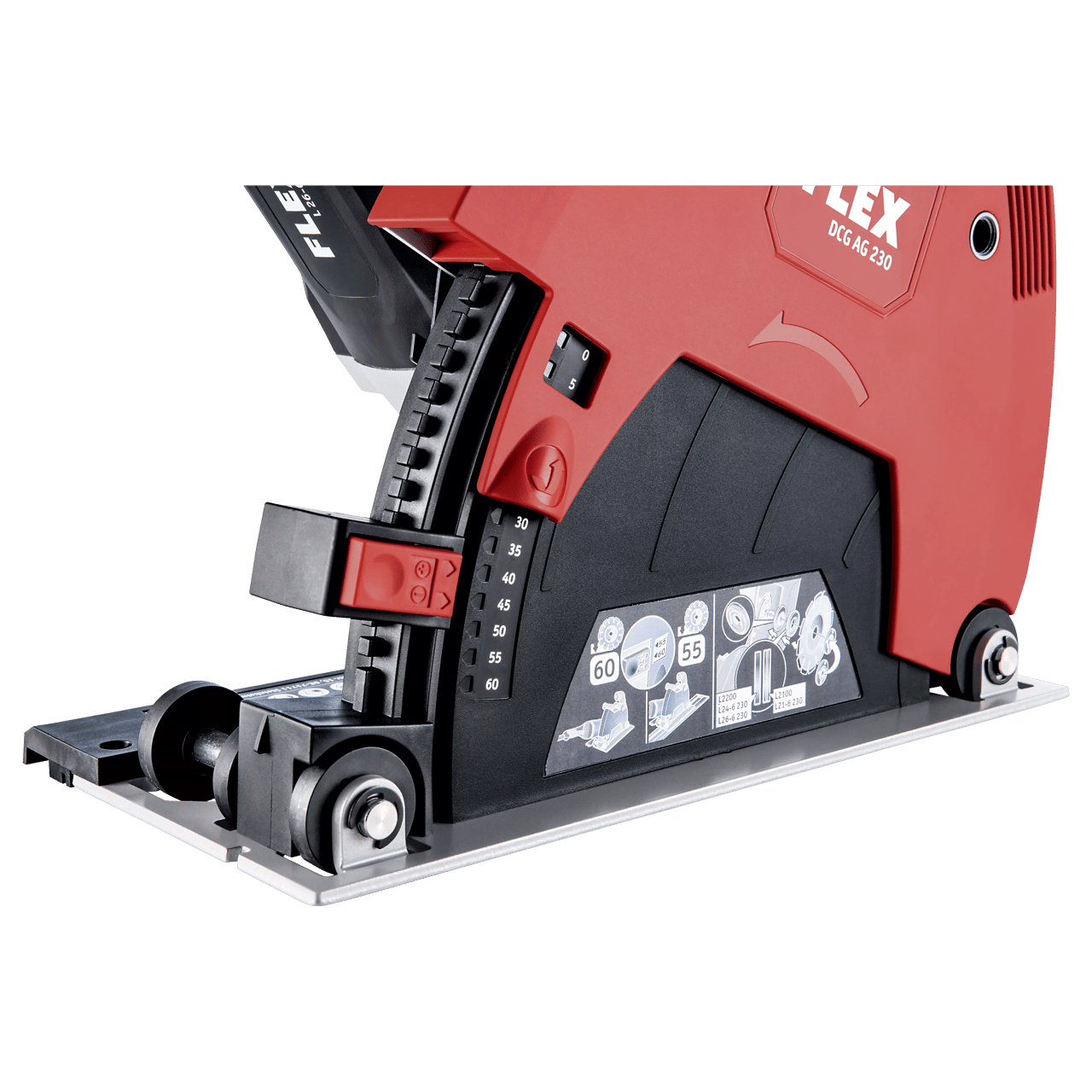 FLEX DCG AG 230 Trenn-Absaughaube für Winkelschleifer 230 mm – Ansicht 8