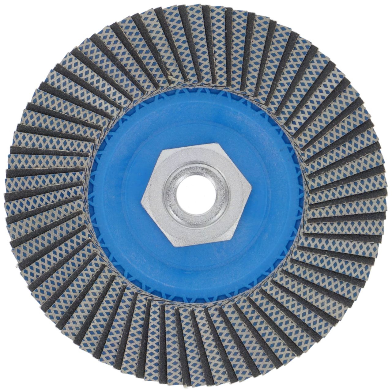 Diamant Fächerscheibe Hybrid 115mm Korn 400 grob für Fliesen, Keramik, Naturstein