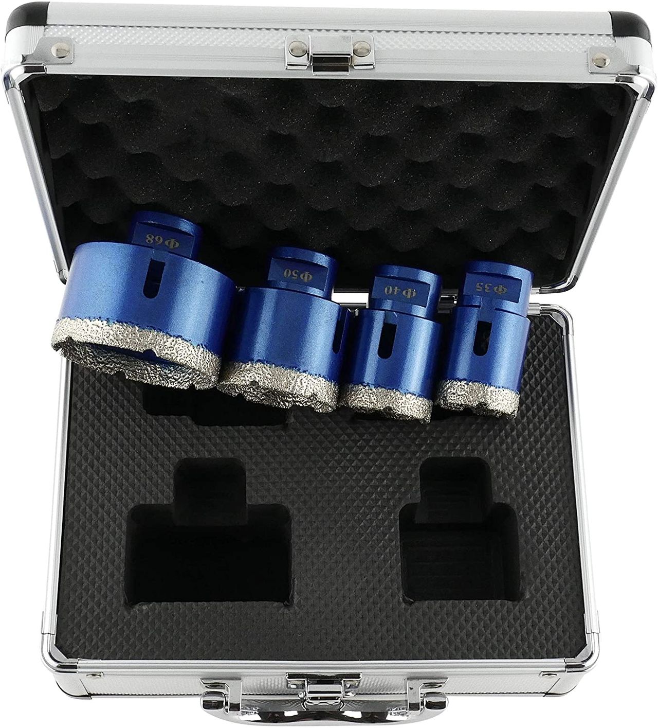 prodiamant koffer set 4tlg blau oben