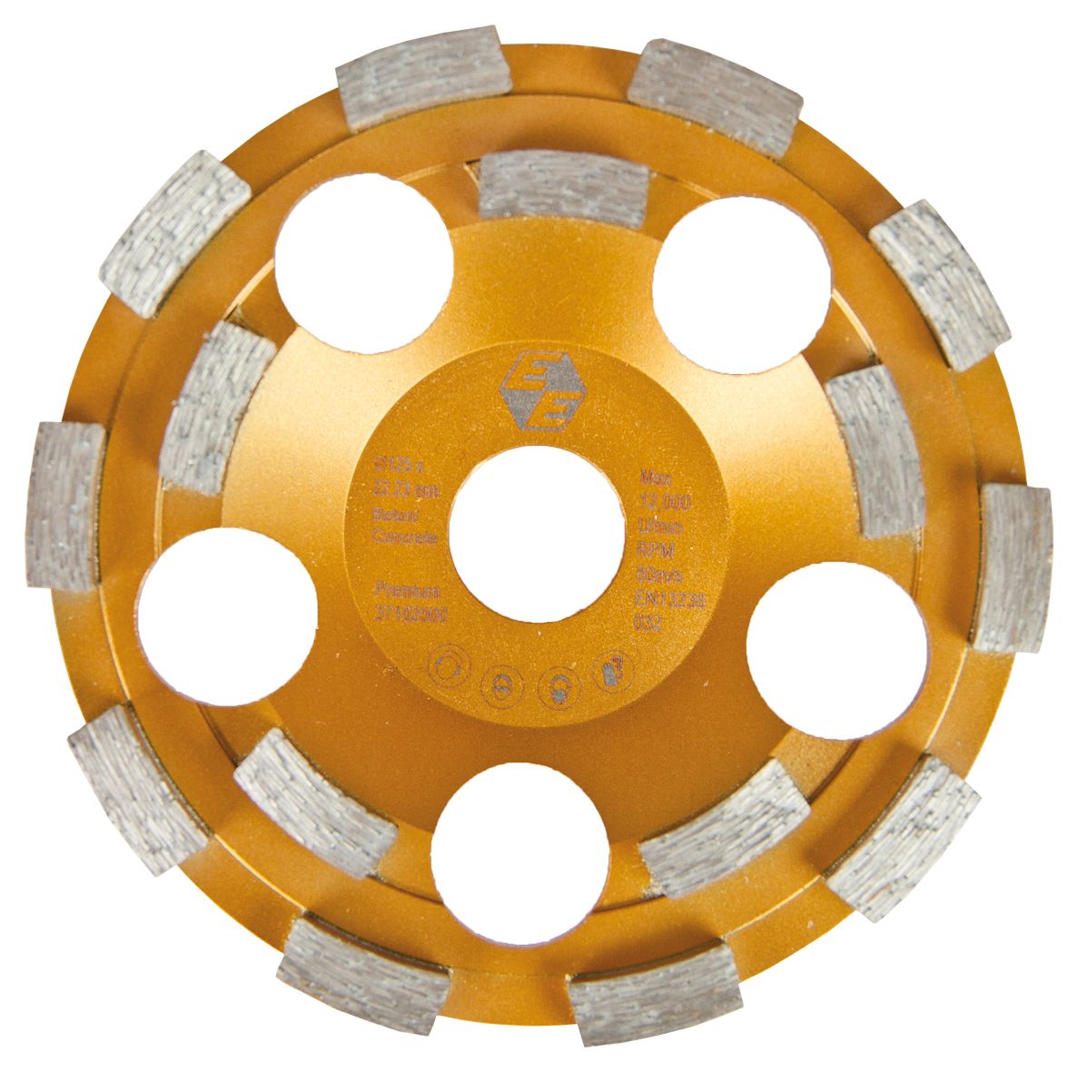 Eibenstock Diamant-Schleifteller Premium Ø 125 mm für Beton