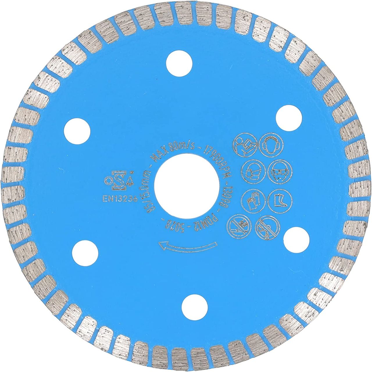 diamanttrennscheibe f33 85mm hinten