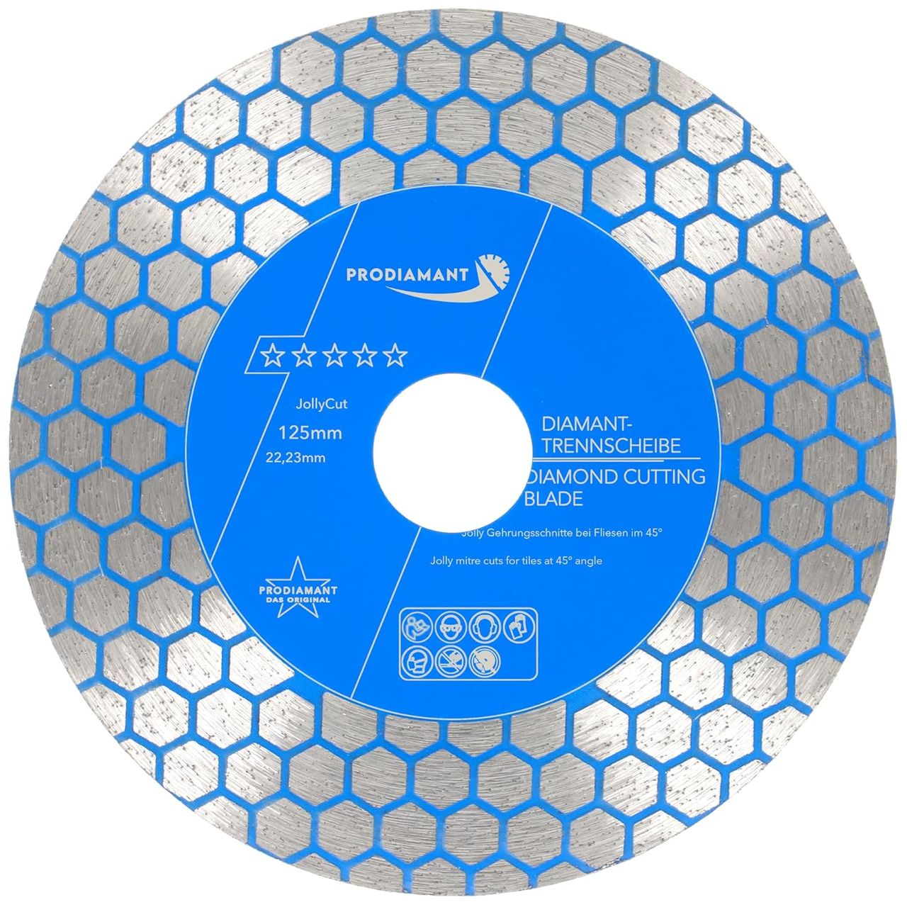 prodiamant diamanttrennscheibe jolly blau 125mm