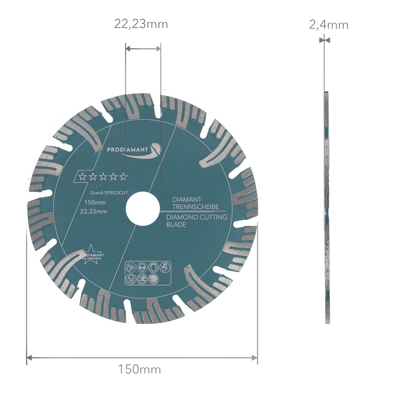 diamanttrennscheibe-super-speed-cut-150mm-abmessung