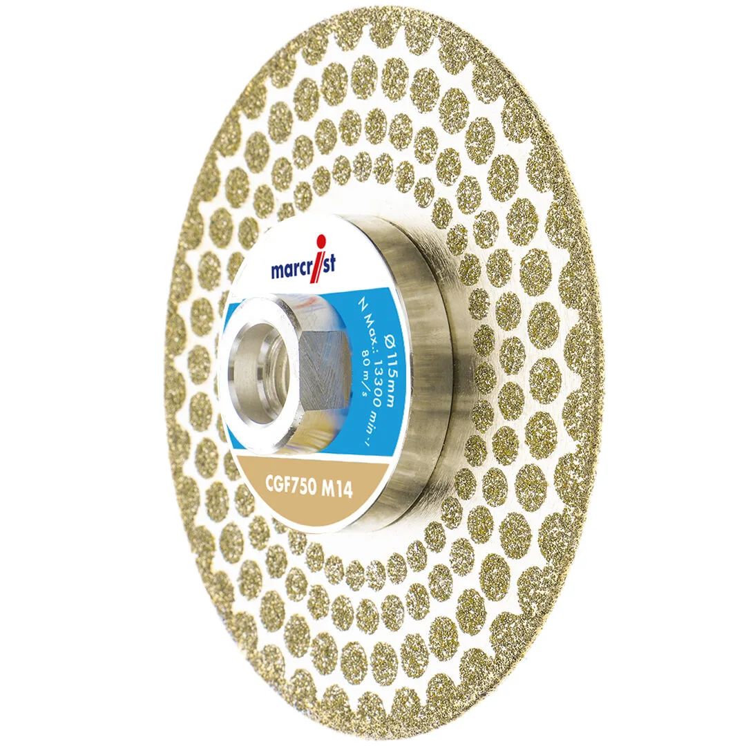 Marcrist CGF750 3in1 Trenn-Schleif-Finishing Diamantscheibe für Fliesen und Naturstein – Ansicht 5