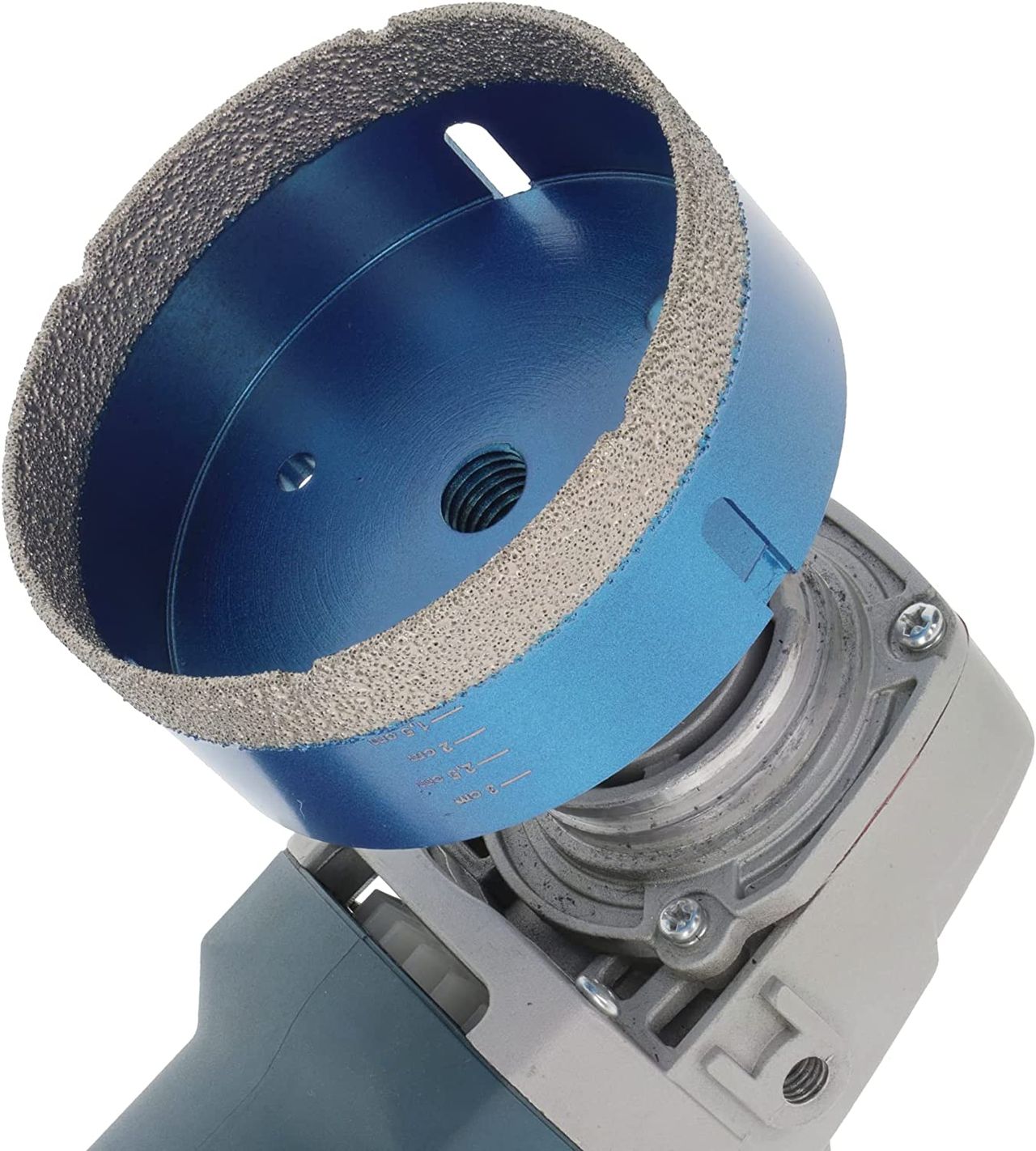 diamant fliesenbohrer db009 110mm auf winkelschleifer
