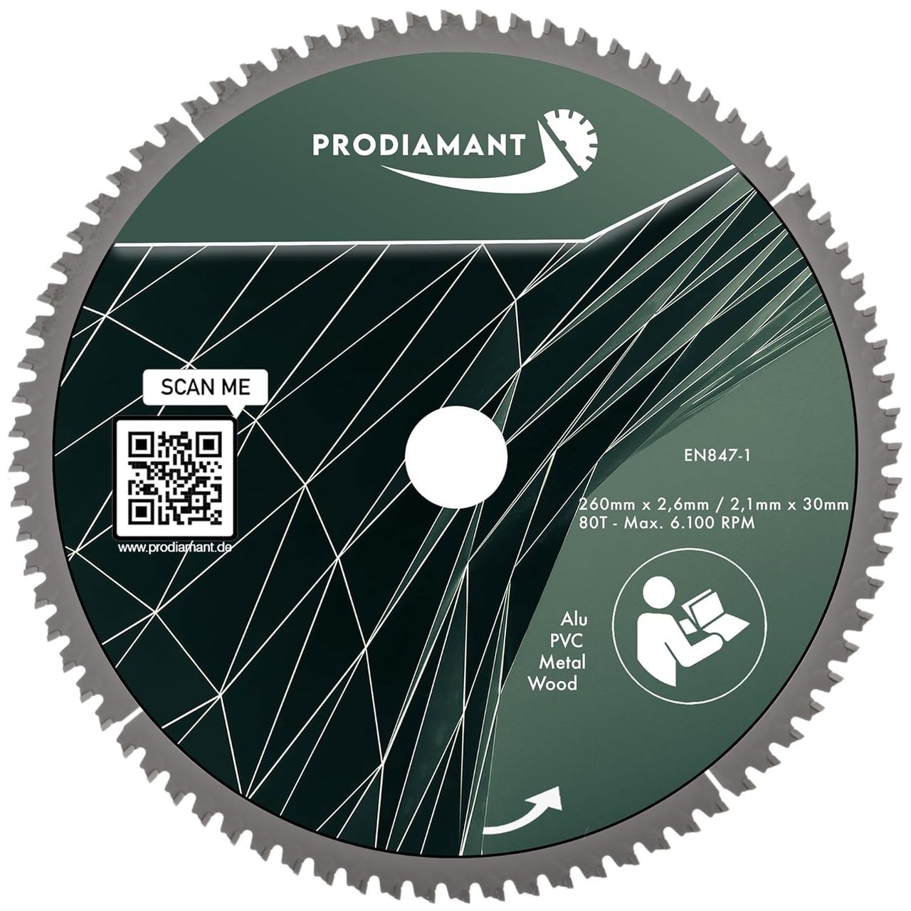 prodiamant-tct-kreissaegeblatt-260-vorne