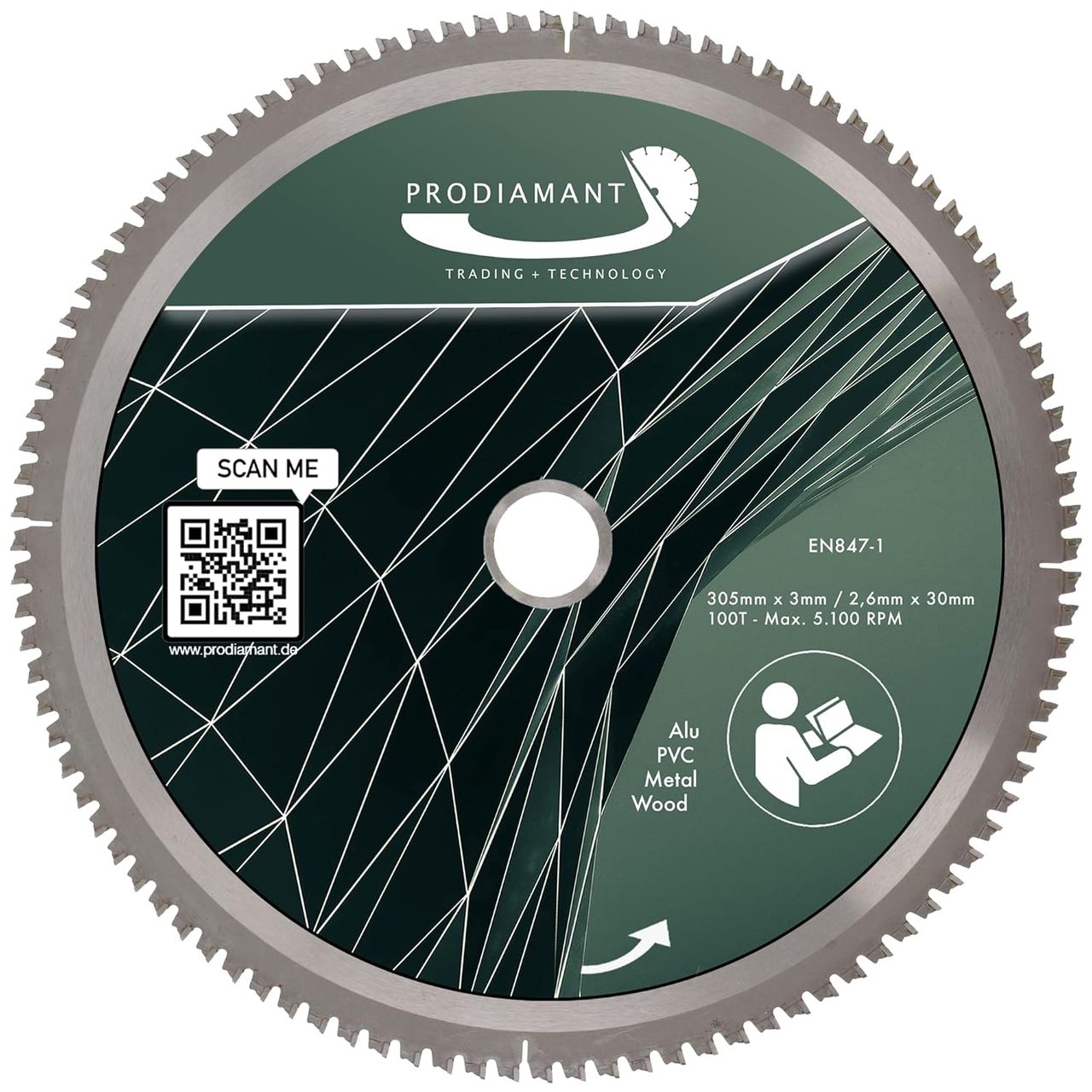 prodiamant-tct-kreissaegeblatt-305-vorne