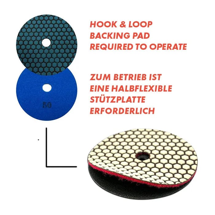Marcrist DP850 Diamant-Schleif- und Polierscheibe für Fliesenkanten – Ansicht 4