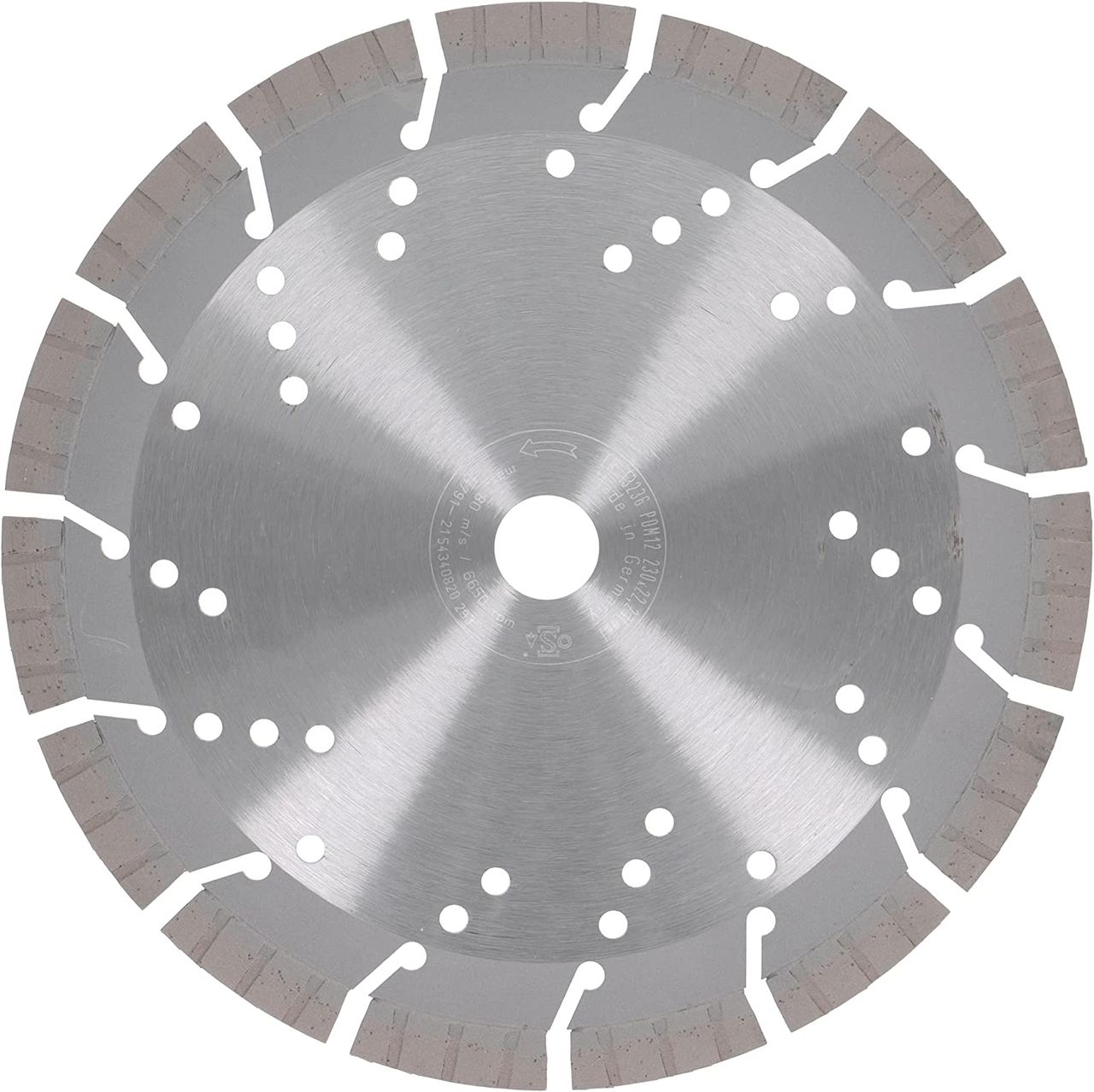 diamanttrennscheibe bg013 230mm hinten