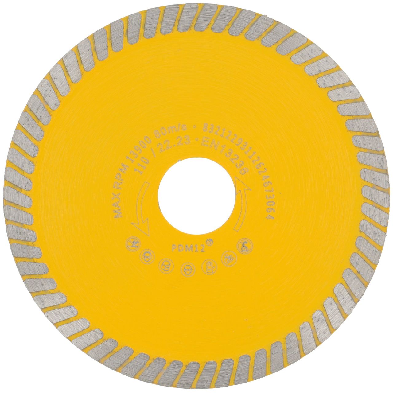 diamanttrennscheibe cerablade 110mm hinten