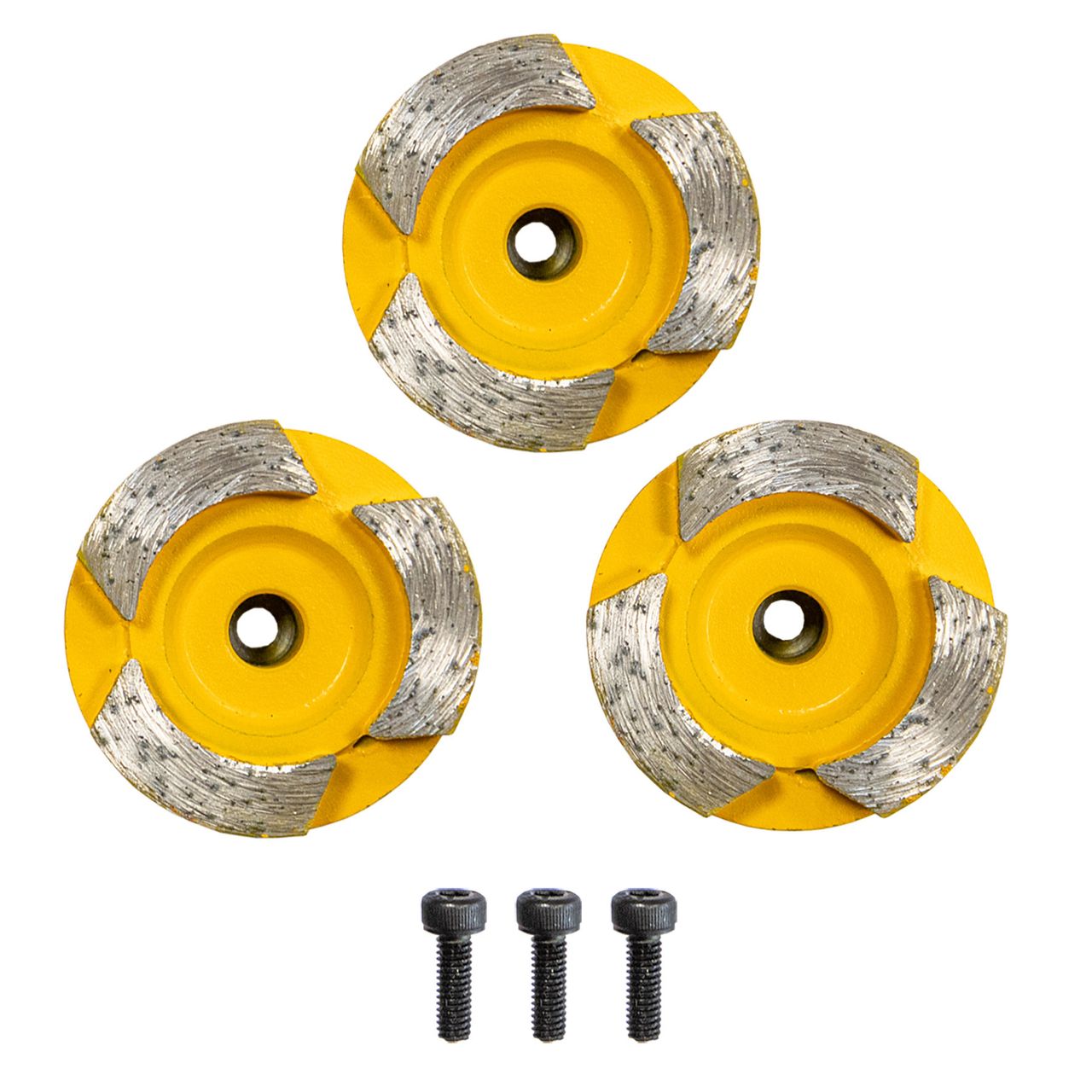 Eibenstock Diamant-Schleifteller Ø 44 mm 3er-Set Estrich