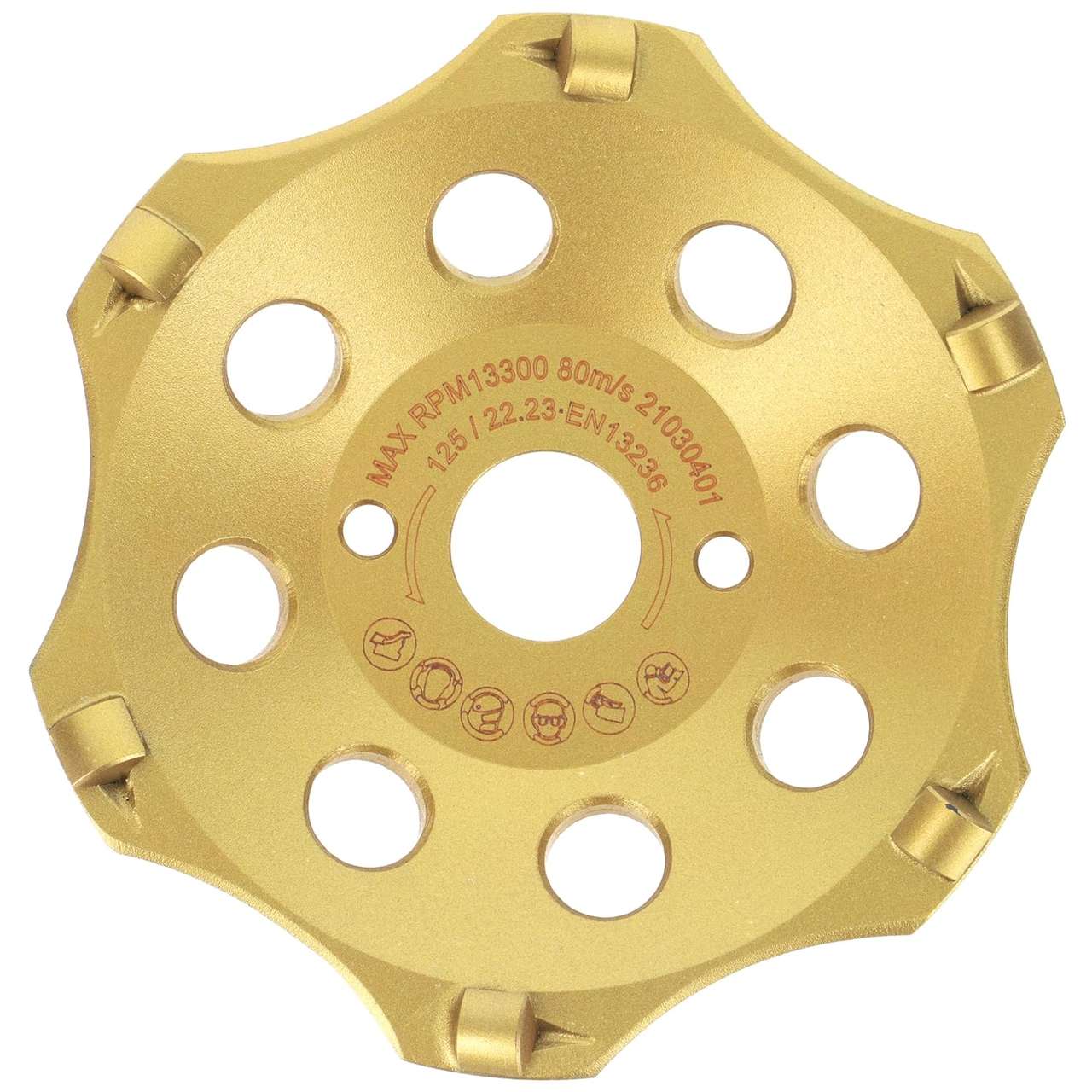 PKD Diamant Schleiftopf 125 X 22,23 Mm – Für Epoxy, PVC, Lacke & Teppichkleber