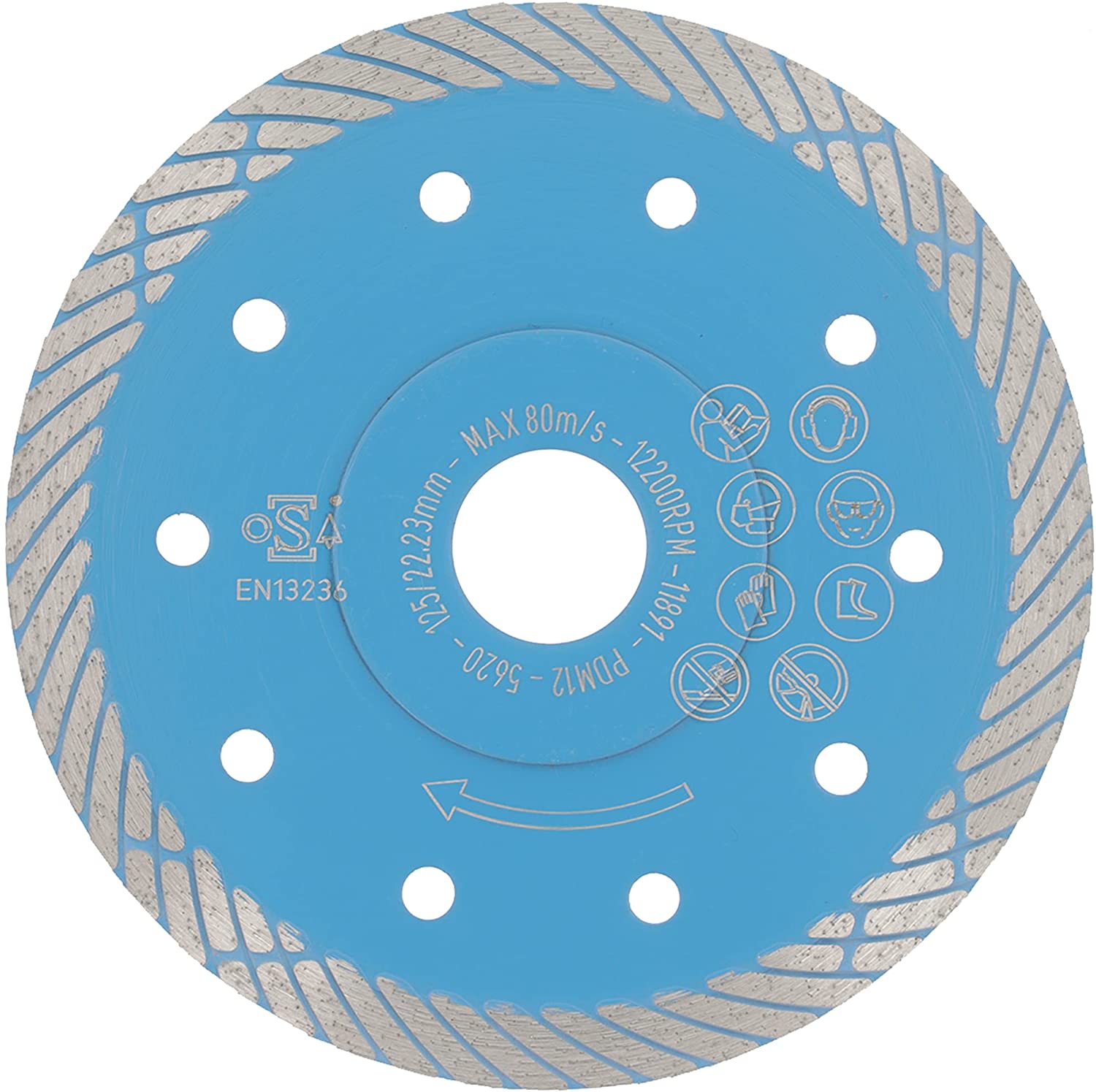 Diamanttrennscheibe Pro Cut 125 mm für harte Materialien Diamanttrennscheibe Pro Cut 125 mm für harte Materialien