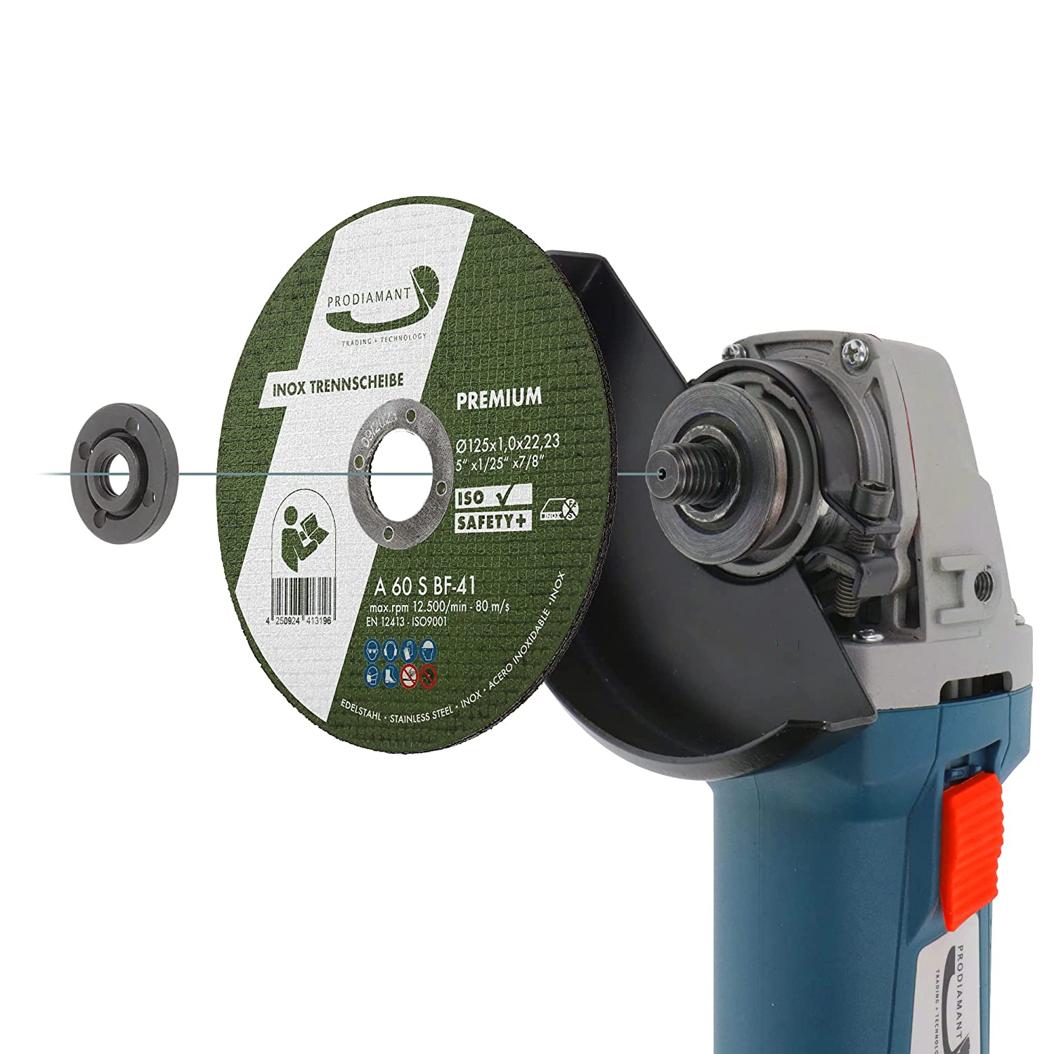 prodiamant inox trennscheibe 125mm montage