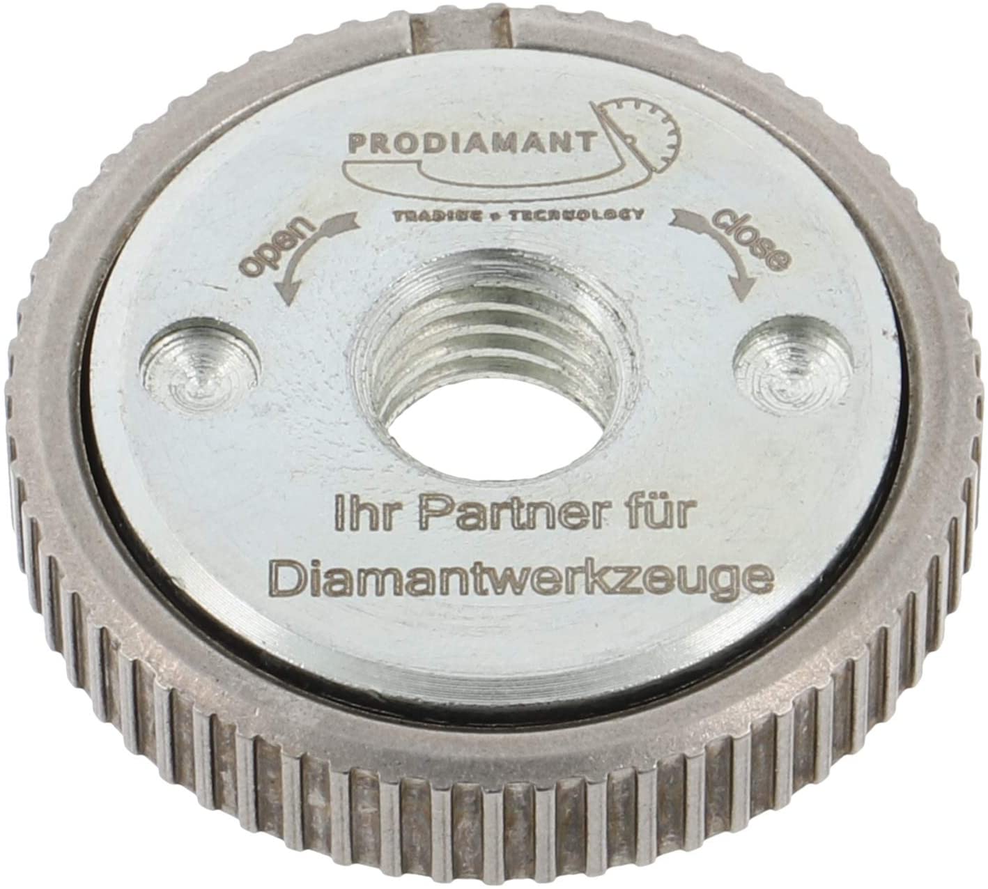 prodiamant schnellspannmutter gross oben schraeg